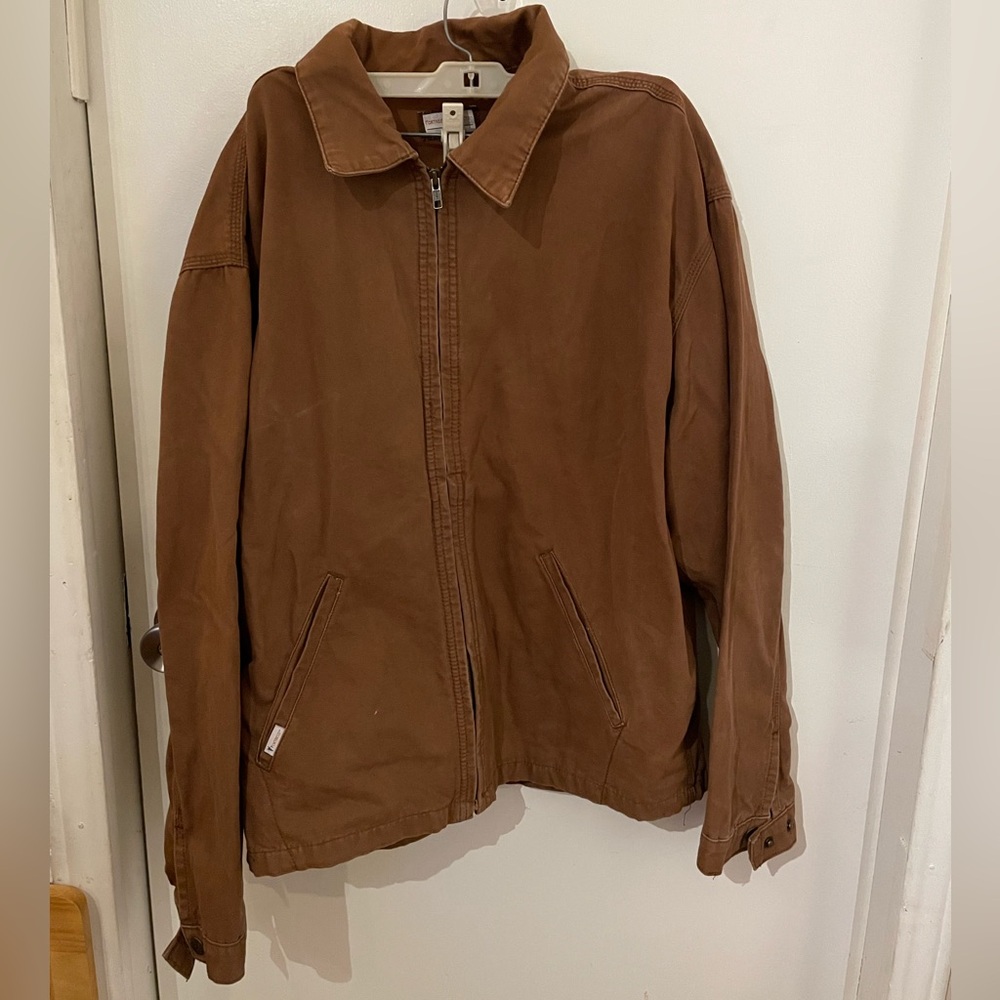 Men's fortress Brown Canvas Jacket